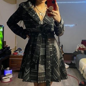 Cute black dress coat